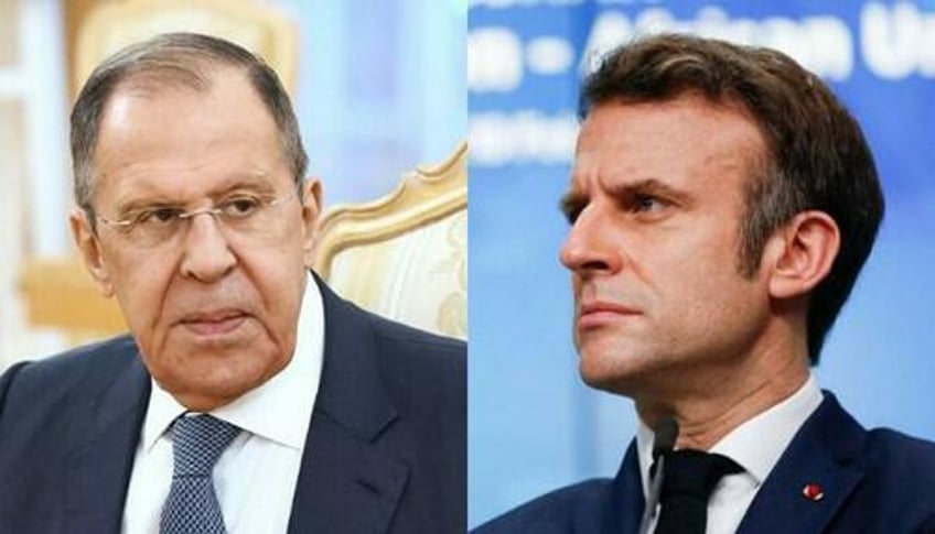 lavrov schools napoleon macron anyone reasonable understands russia does not want war with europe