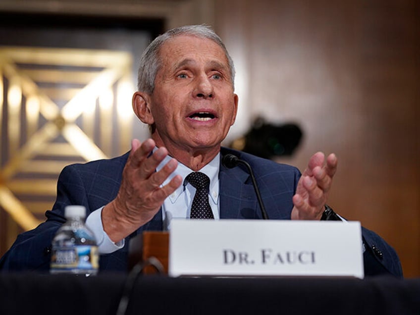 Top infectious disease expert Dr. Anthony Fauci responds to accusations by Sen. Rand Paul, R-Ky., as he testifies before the Senate Health, Education, Labor, and Pensions Committee, July 20, 2021 on Capitol Hill in Washington, DC. Cases of COVID-19 have tripled over the past three weeks, and hospitalizations and deaths …