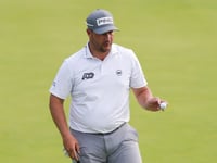 Lawrence shares sixth as second round ends at rainy US Open