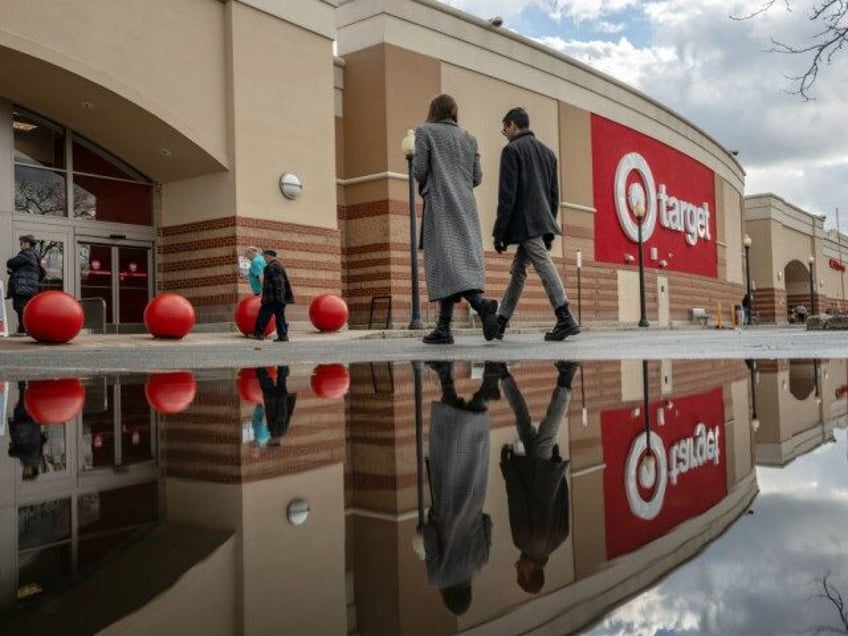 Shoppers outside a Target store ahead of Black Friday in Clifton, New Jersey, US, on Tuesd