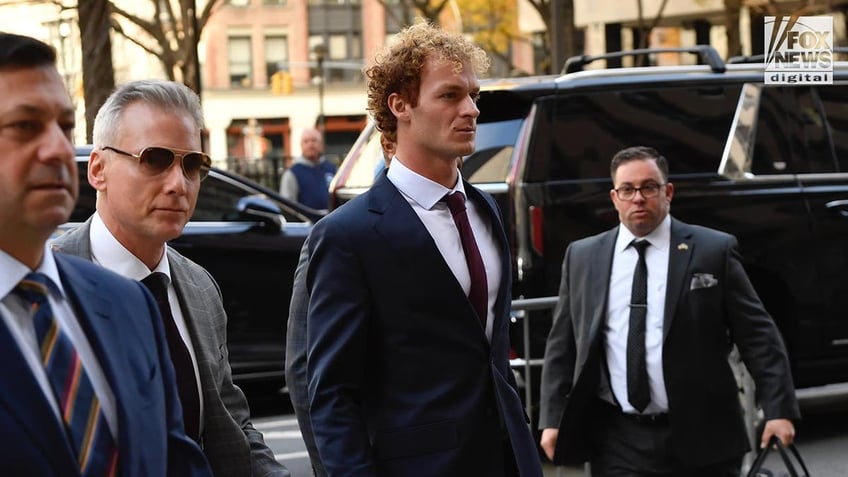 Daniel Penny arrives at court in New York City for the trial in the chokehold death of Jordan Neely on a New York City Subway car