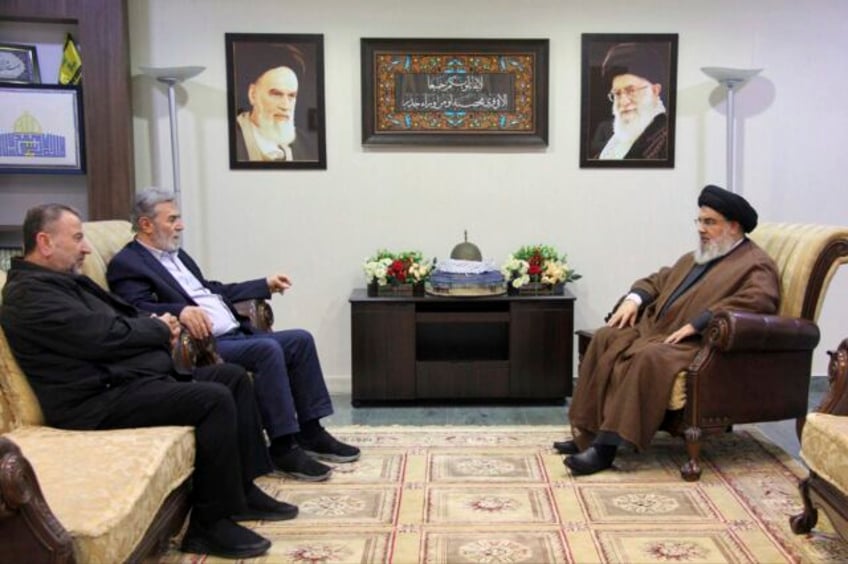 leader of lebanons hezbollah holds talks with senior hamas and palestinian islamic jihad figures