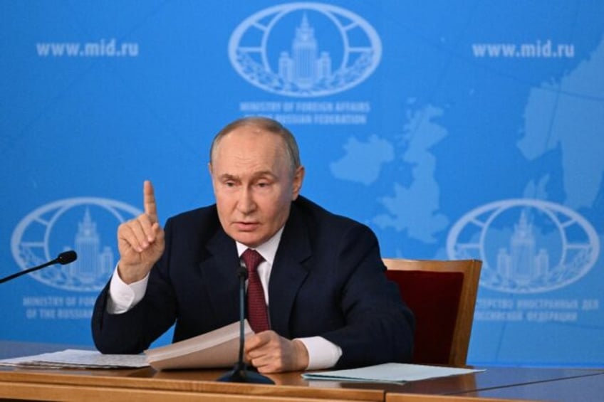 Russian President Vladimir Putin dismissed the Summit on Peace in Ukraine as a 'trick' des