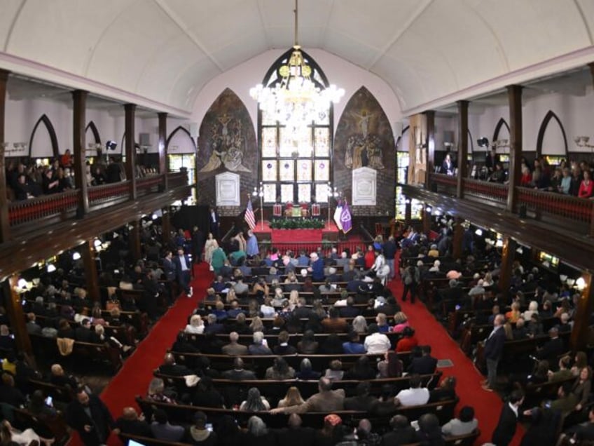 CHARLESTON, USA - JANUARY 8: US President Joe Biden speaks at the historic Mother Emanuel