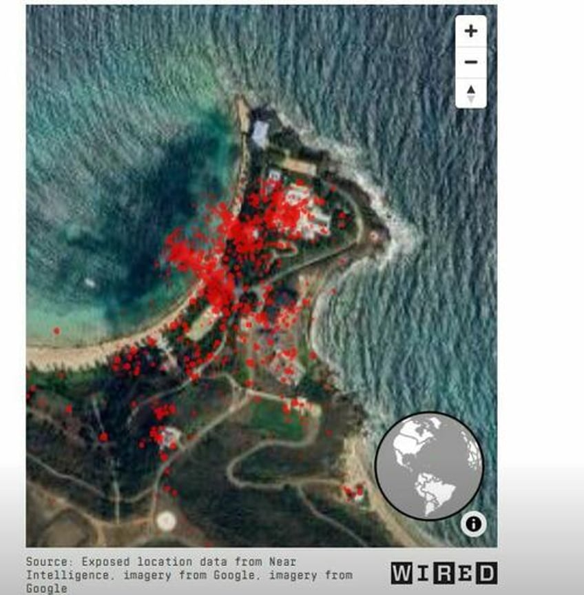 leaked cell phone location data reveals 200 mystery guests on epsteins pedo island