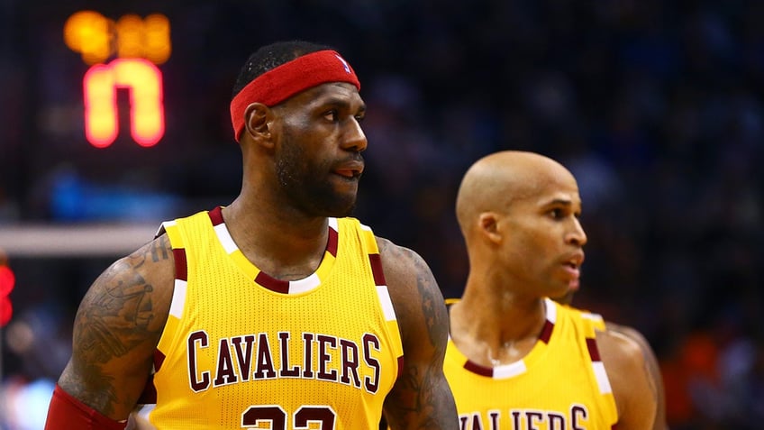LeBron James and Richard Jefferson