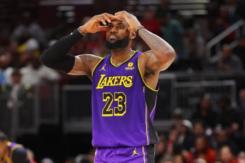 LeBron James of the Los Angeles Lakers will miss Thursday's NBA game at Minnesota with left ankle tendinitis, the team announced