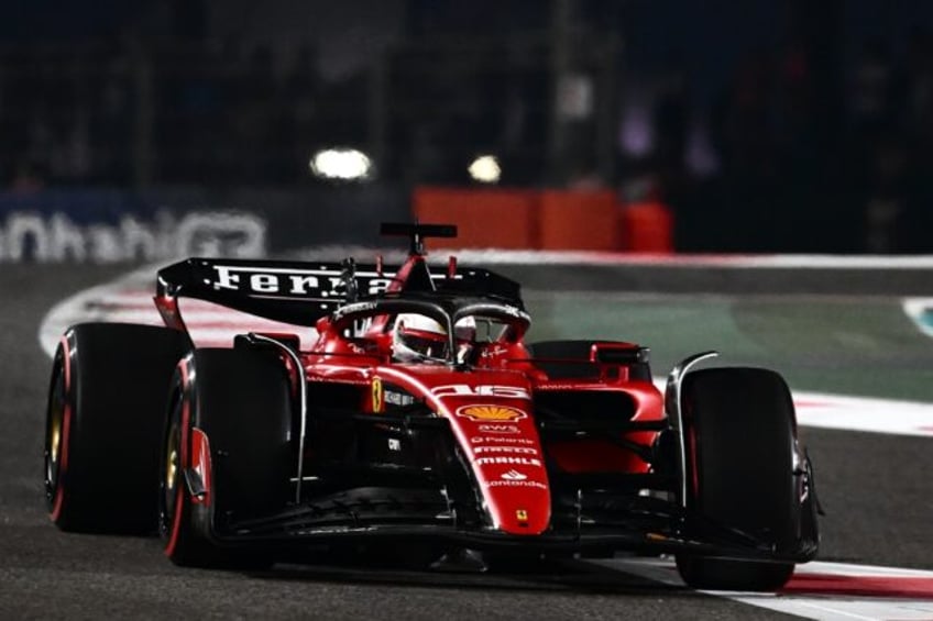 leclerc fastest sainz crashes as ferrari out pace mercedes