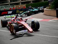 Leclerc tops first Monaco practice after early collision