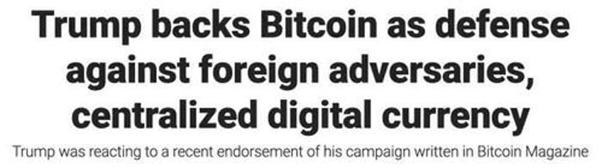 left leaning outlets amplify their anti bitcoin bias following trumps endorsement