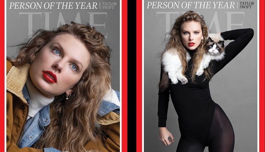 left wing pop sensation taylor swift crowned time magazine person of the year