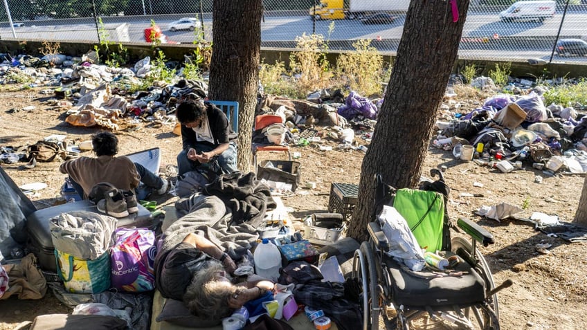 Homeless encampment Seattle