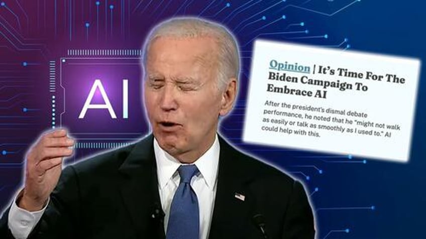 leftist media outlet calls for biden campaign to use ai to make him appear cogent