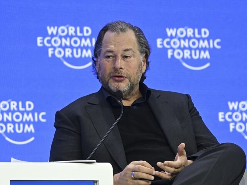 Salesforce CEO Marc Benioff at WEF