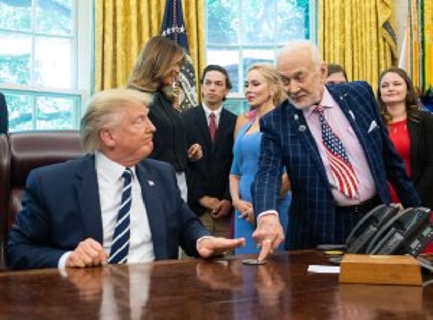 Legendary astronaut Buzz Aldrin endorses Trump as Harris picks up support from Schwarzeneg