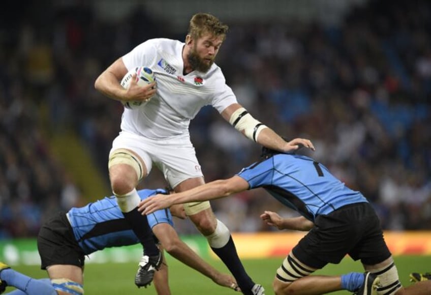 Lock Geoff Parling in action for England in 2015