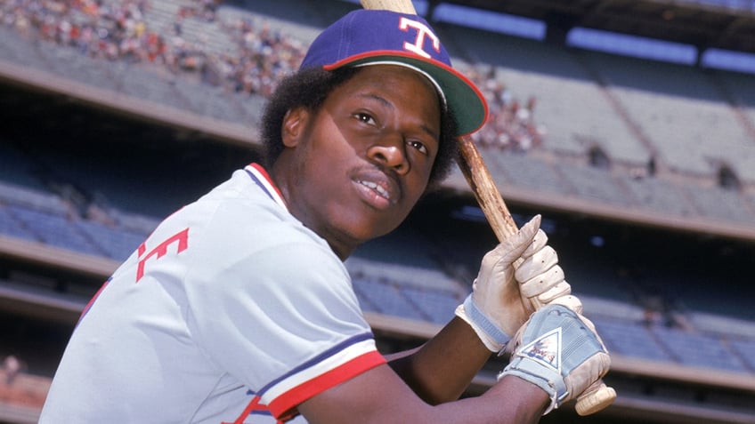 Lenny Randle with the Rangers