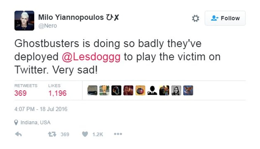 leslie jones was punching down on twitter trolls for hours before milo ever mentioned her