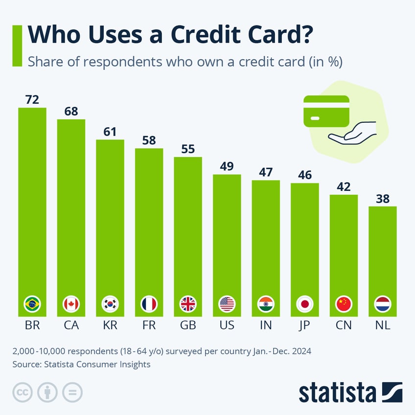 Infographic: Who Uses a Credit Card? | Statista