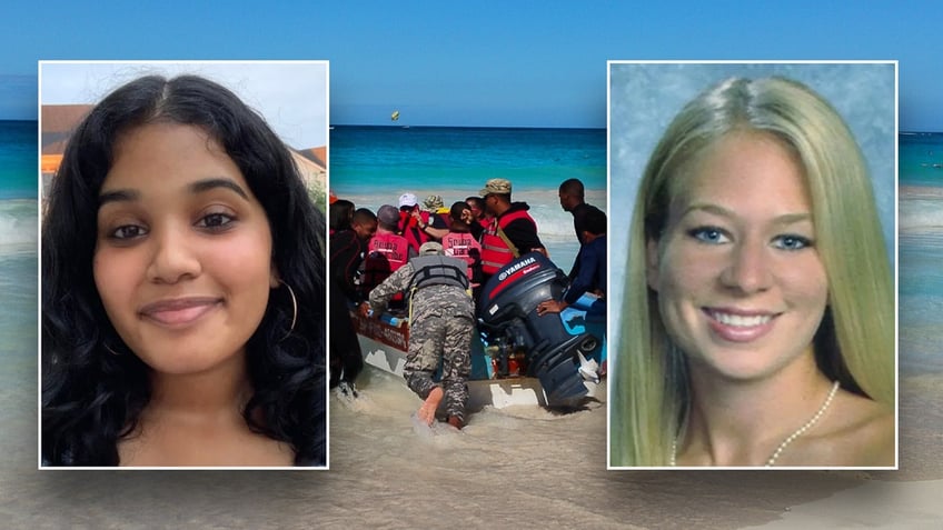 Sudiksha Konanki (L) and Natalee Holloway (R)