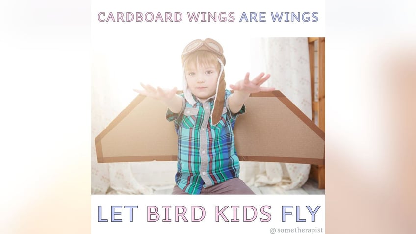 let bird kids fly therapists memes mocking adults enabling child transition go viral