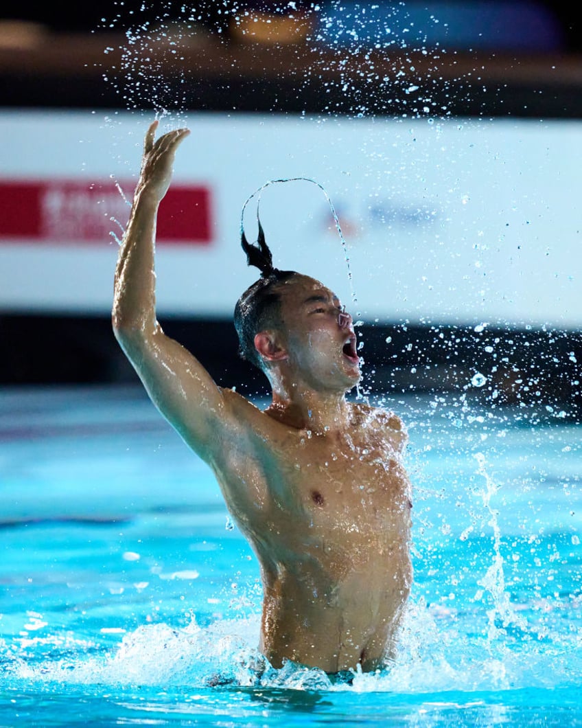 lets hear it for the boys men to compete in artistic swimming aka synchro at paris olympics