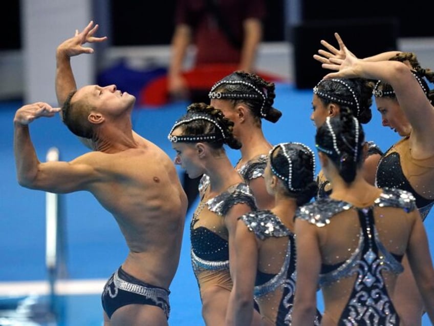 lets hear it for the boys men to compete in artistic swimming aka synchro at paris olympics