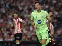 Lewandowski passes century as champions Barca sign off in style