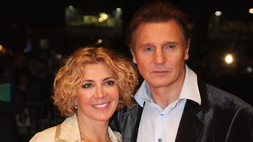 A photo of Natasha richardson, Liam Neeson