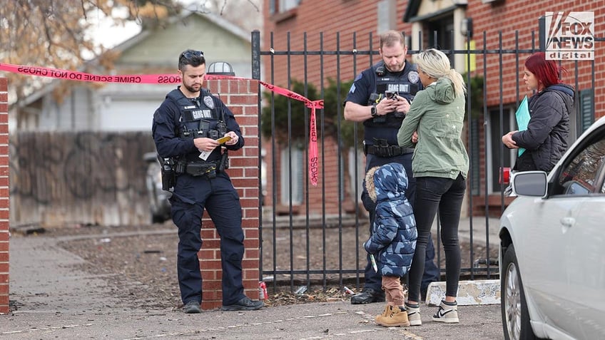 Aurora Police search for evidence at alleged home invasion which is possibly connected to the migrant gang, Tren de Aragua.