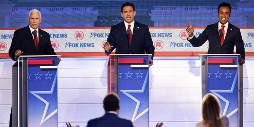 liberal media wrongly predicts desantis others would constantly mention woke at republican debate