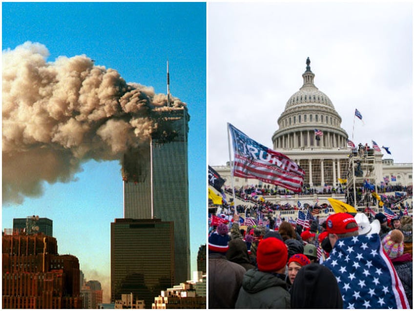 liberal pundits scorched after marking 9 11 by equating historic islamic terror attacks with jan 6