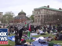 'LIBERATED ZONE': Columbia students hold Gaza protest on campus lawn