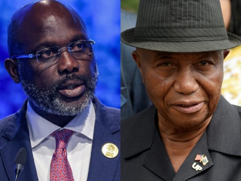 liberian challenger close to victory over president weah