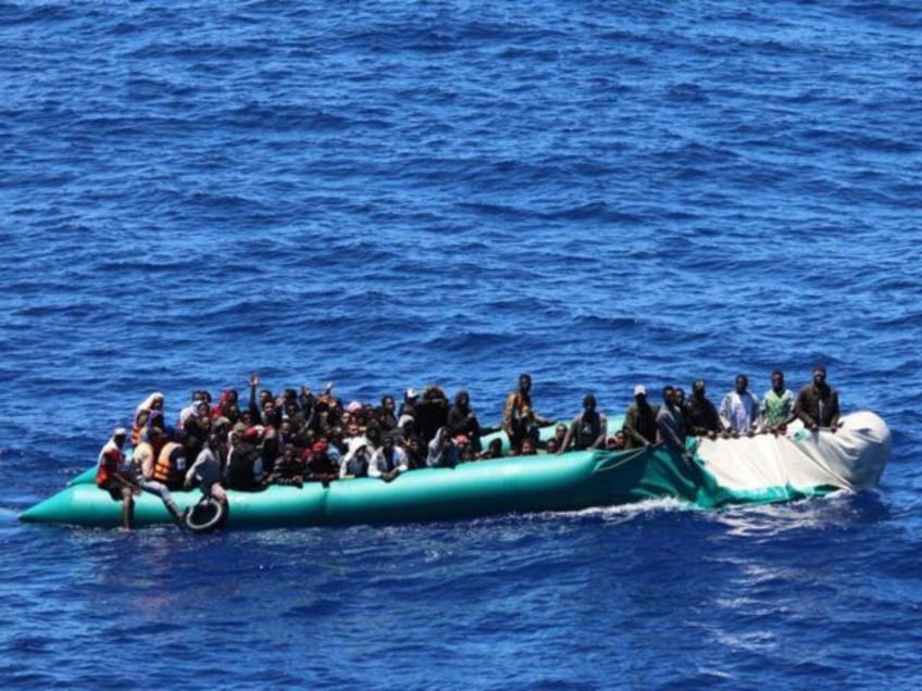 AT SEA, LIBYA - MAY 14: (----EDITORIAL USE ONLY â MANDATORY CREDIT - " TURKISH NATIONAL D