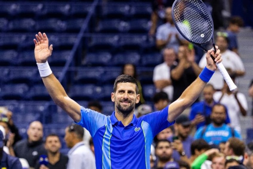 lights out djokovic cruises on us open return