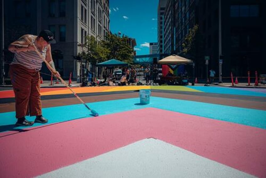 lime scooters geofences no go zone over pride flag on spokane city street