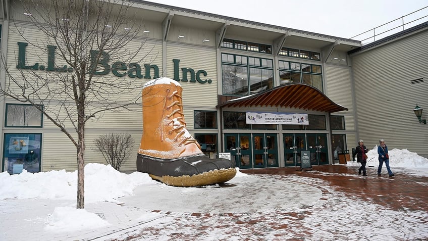 L.L Bean storefront in Maine