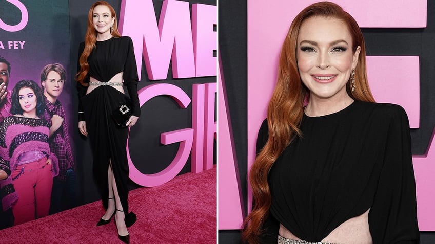 Lindsay Lohan at Mean Girls premiere