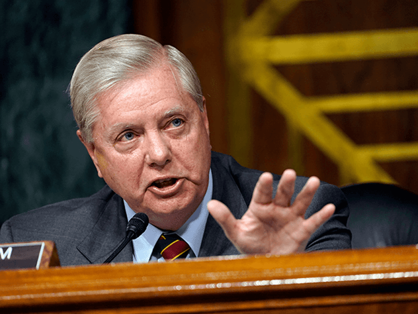 Sen. Lindsey Graham, R-S.C., speaks during a Senate Judiciary Committee hearing on Capitol