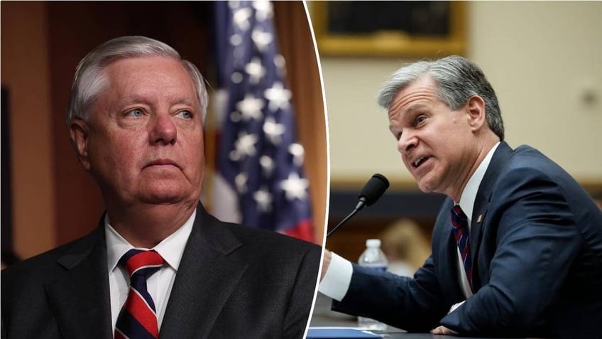 Sen. Lindsey Graham sends letter to FBI Director Christopher Wray urging him to walk back his testimony about being unsure whether former President Trump was hit with a bullet on July 13 during his Pennsylvania rally.