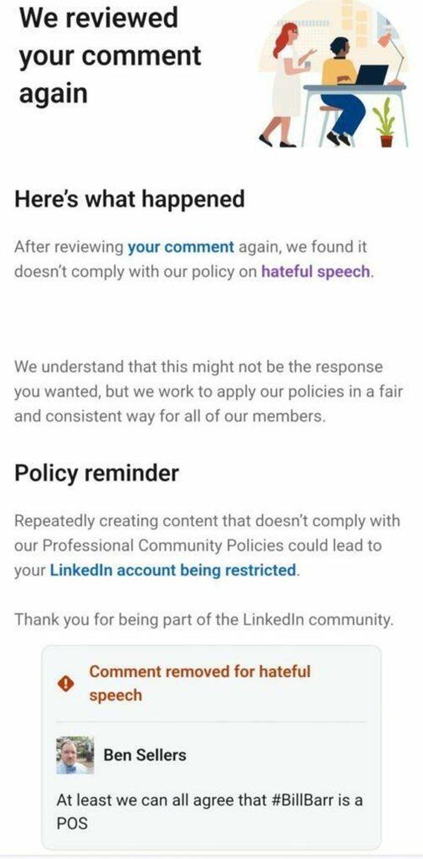 linkedin google openly censor conservatives again after scotus murthy decision