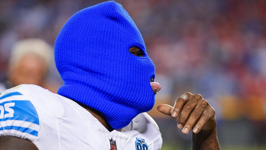 lions cj gardner johnson hopes fans wear blue ski masks for home opener