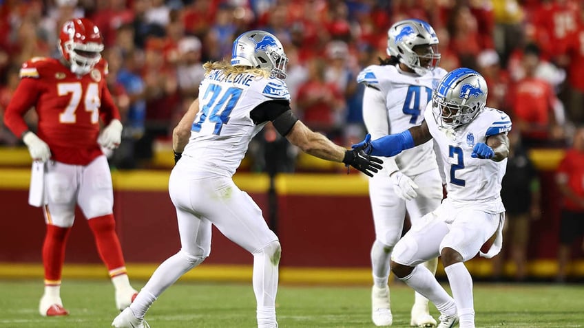 lions cj gardner johnson hyped in live video says chiefs showed no respect with fourth down attempt