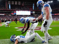 Lions pull off spectacular 'hook-and-ladder' touchdown to stun Cardinals