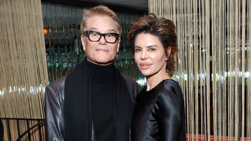 Lisa Rinna and Harry Hamlin attend celebrity function