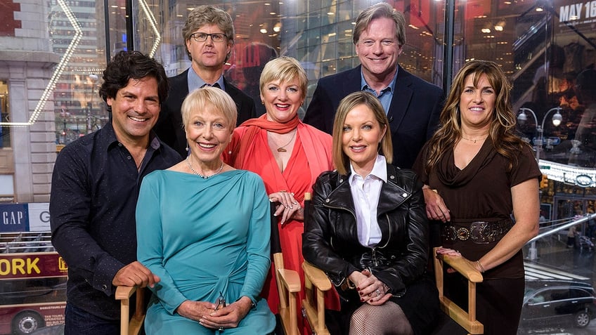 The cast of "Little House on the Prairie" reuniting 