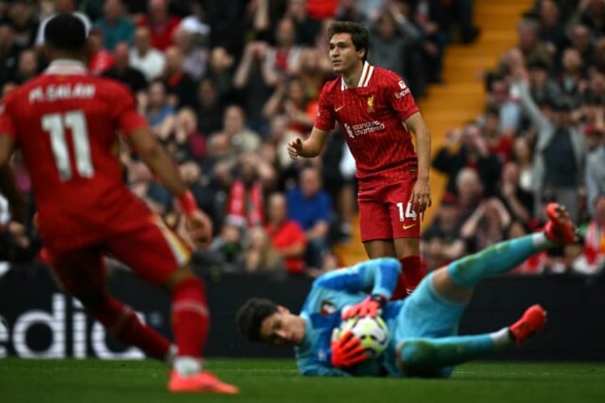 Liverpool return - Italy forward Federico Chiesa featured in a League Cup quarter-final wi