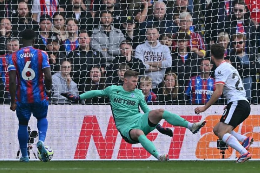 Diogo Jota (right) scored Liverpool's winner at Crystal Palace