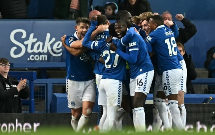 Everton's win in the Merseyside derby left Liverpool's Premier League title hopes in tatte